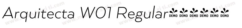 Arquitecta W01 Regular字体转换